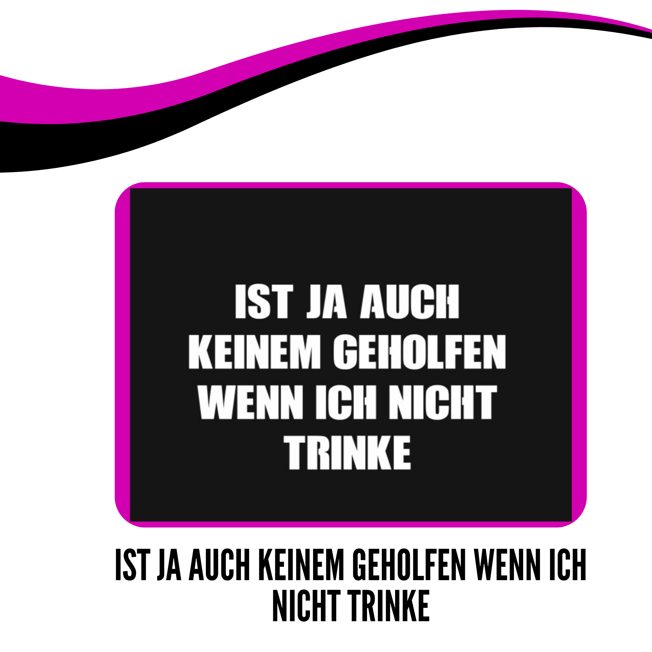 KO-Stop Ist ja auch keinem geholfen wenn ich nicht Trinke Getränkeschutz Haarband Scrunchie Schutz vor K.O.-Tropfen, wiederverwendbar! - Ko-Stop