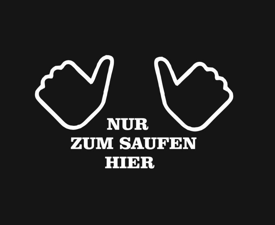 KO-Stop Nur zum Saufen hier Getränkeschutz Haarband Scrunchie Schutz vor K.O.-Tropfen, wiederverwendbar! - Ko-Stop