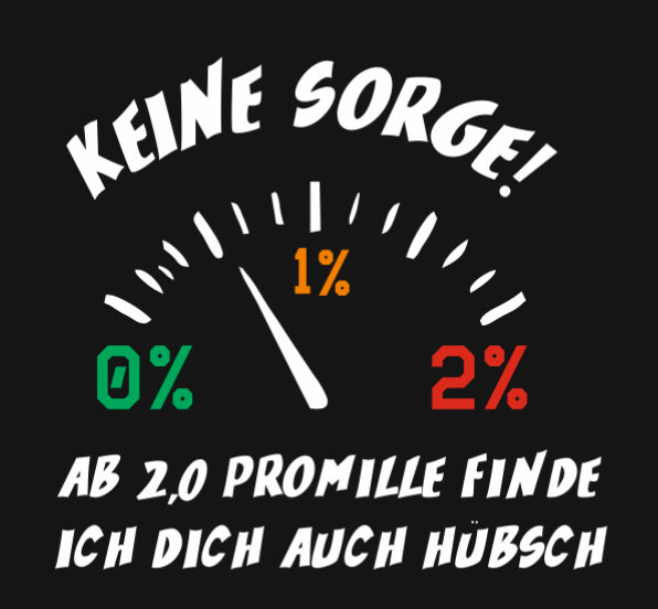 KO-Stop Keine Sorge ! Ab 2,0 Promille finde ich dich auch Hübsch! Getränkeschutz Haarband Scrunchie Schutz vor K.O.-Tropfen, wiederverwendbar! - Ko-Stop
