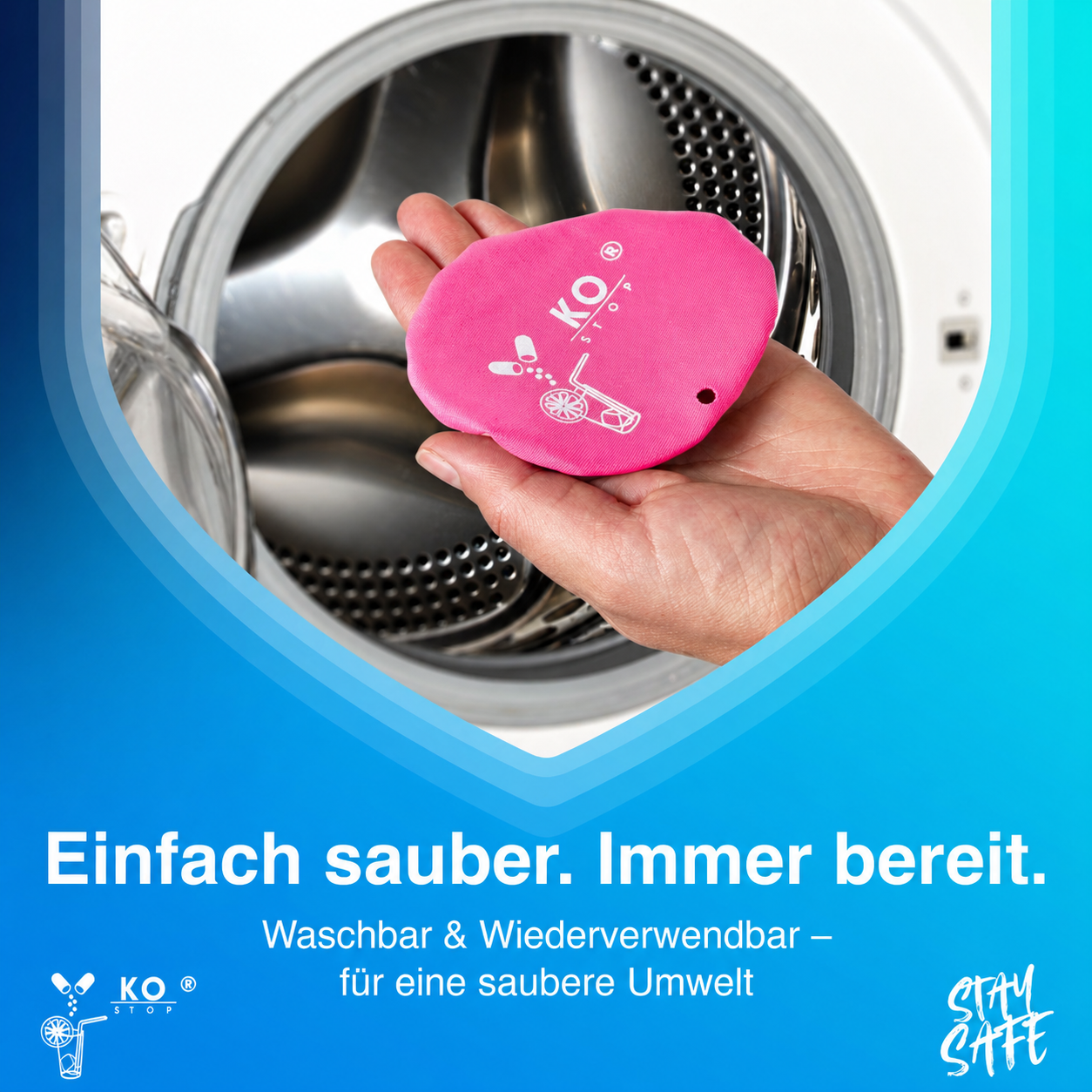 4in1 Drink Cover Scrunchie LED – Getränkeschutz & Abdeckung | KO STOP® - Ko-Stop