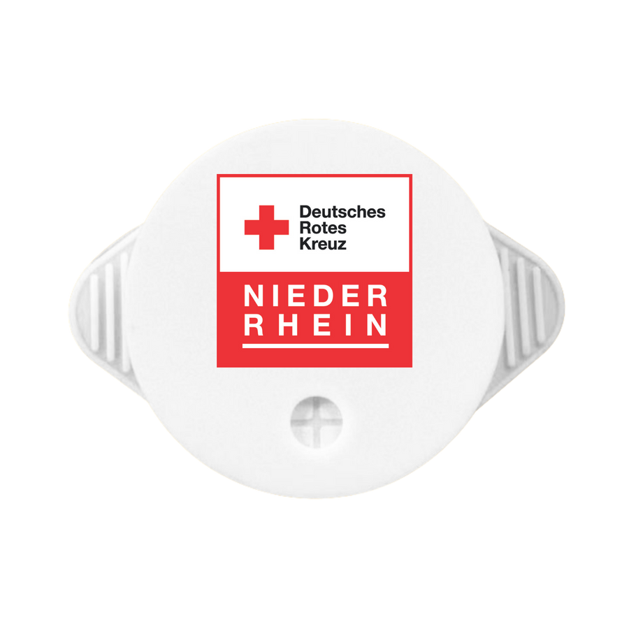 Individuell gestalteter KO STOP Getränkeschutz für das DRK Niederrhein