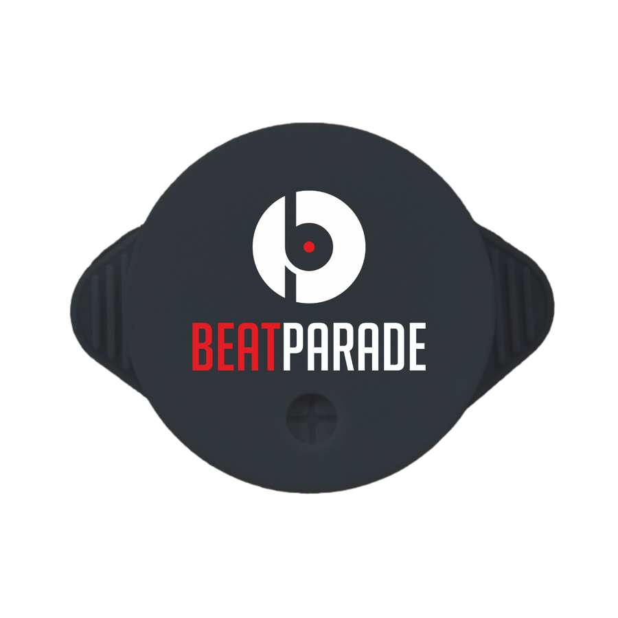Individuell gestalteter KO STOP Getränkeschutz für die BEATPARADE