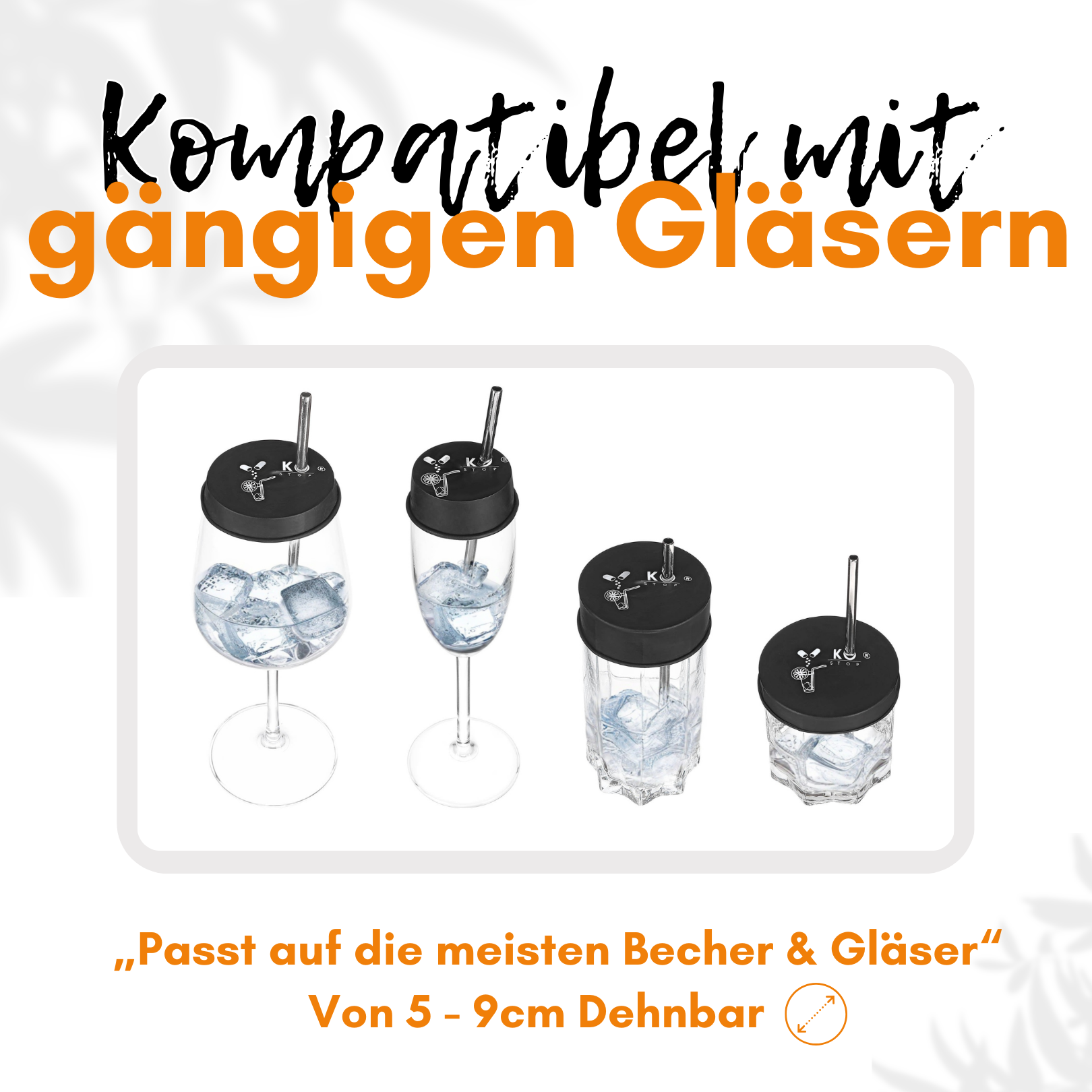 Schwarzer Getränkeschutzdeckel aus Naturkautschuk passt auf die meisten Gläser und Becher