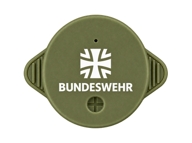 Individuell gestalteter KO STOP Getränkeschutz für die Bundeswehr