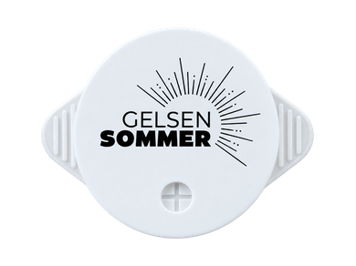 Individuell gestalteter KO STOP Getränkeschutz für den GELSENSOMMER