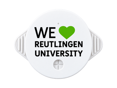 Individuell gestalteter KO STOP Getränkeschutz für die Hochschule Reutlingen